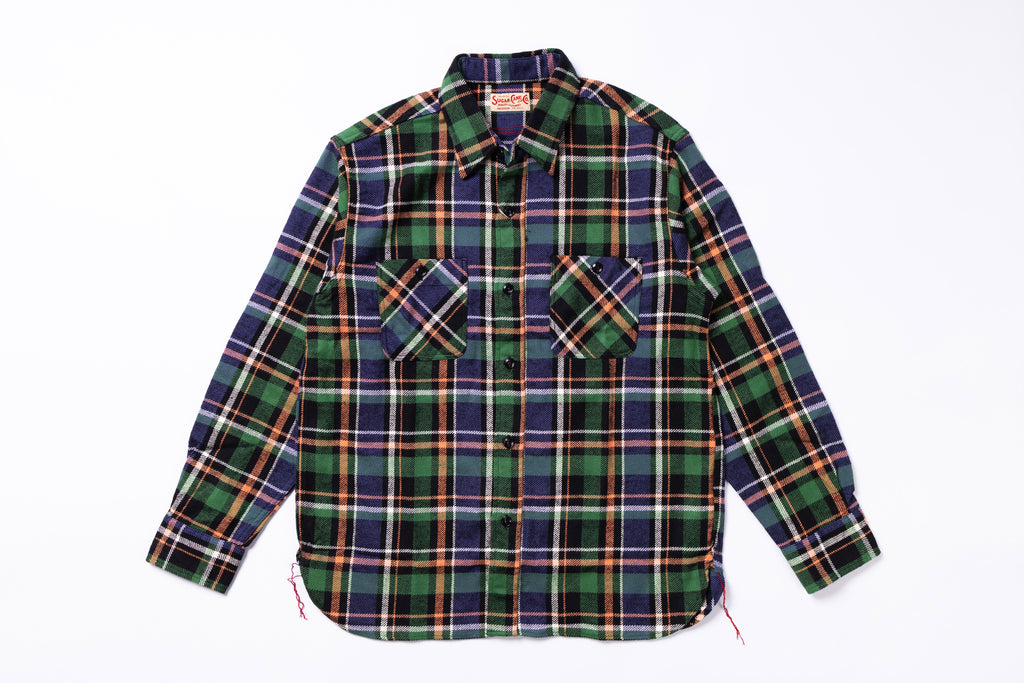 Flannel shirt on a white background