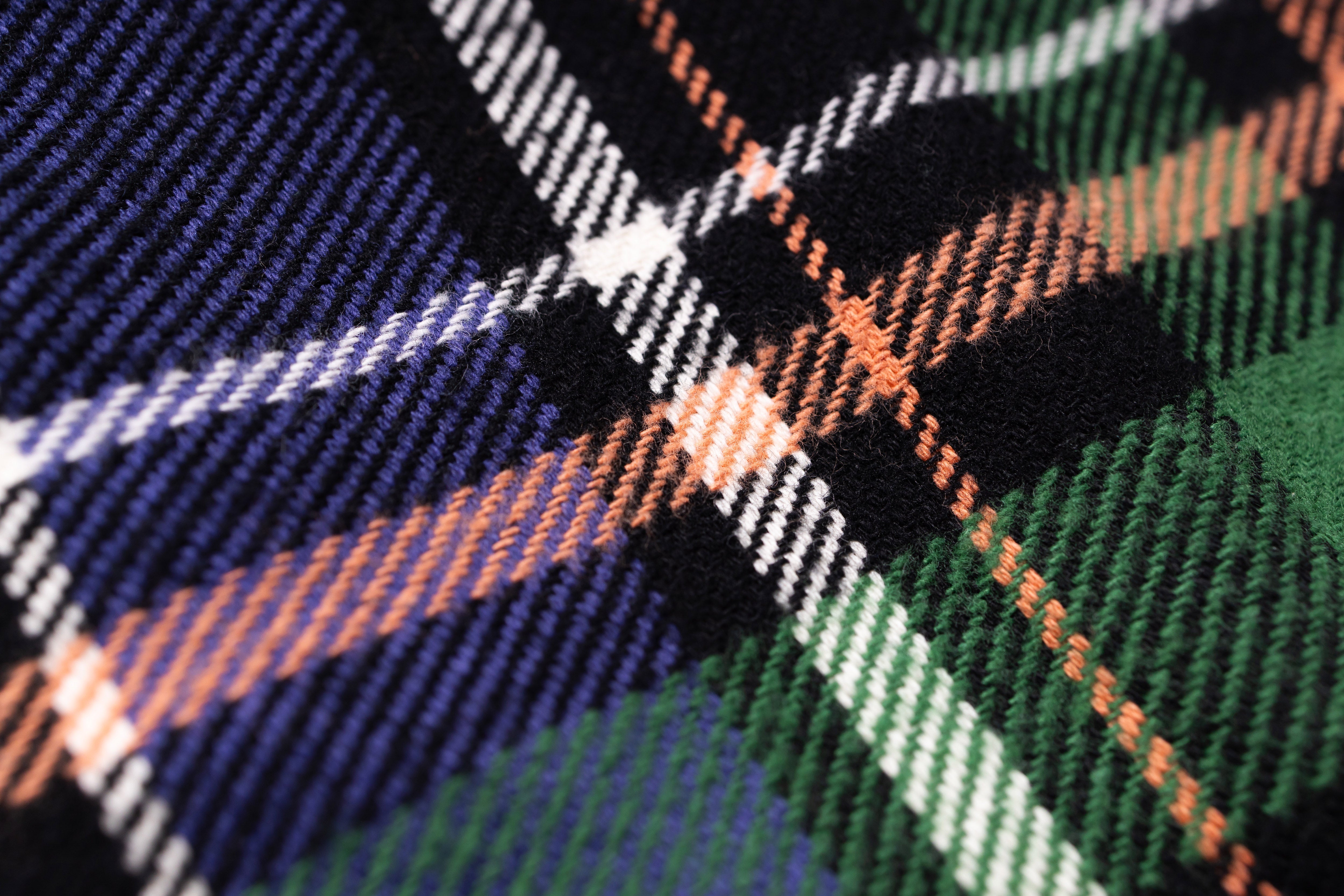 Texture of flannel shirt