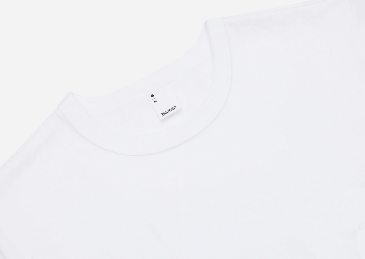 3SIXTEEN - Heavyweight T-Shirt 2-Pack in White