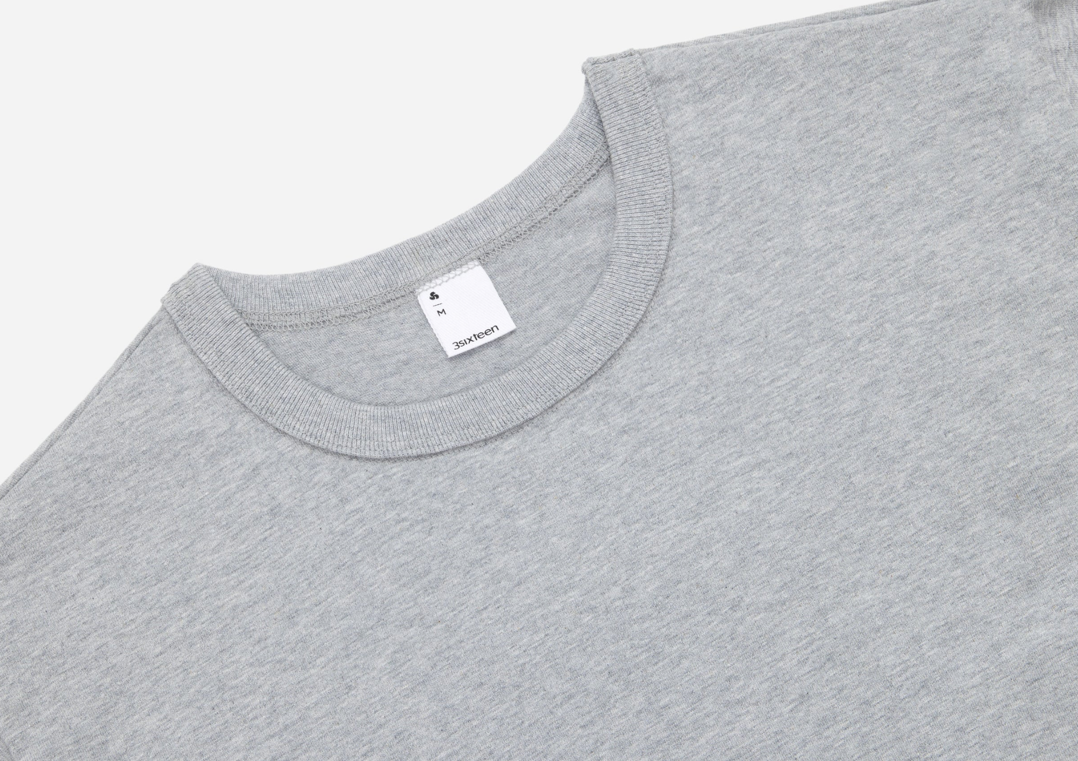 3SIXTEEN - Heavyweight T-Shirt 2-Pack in Grey