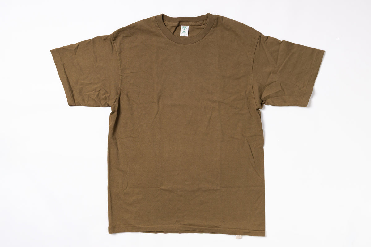 Brown t-shirt on a white background
