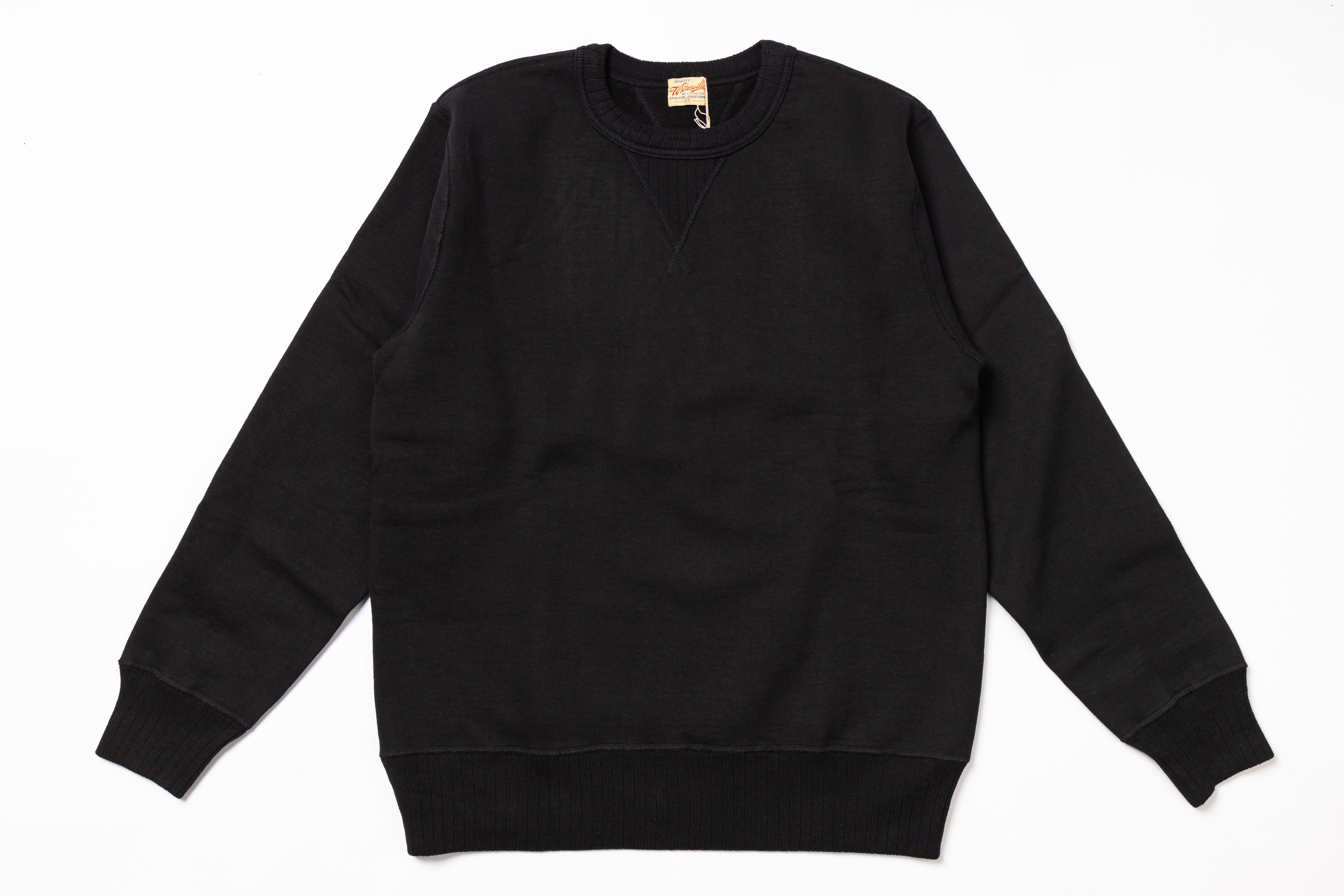 Black sweatshirt on a white background