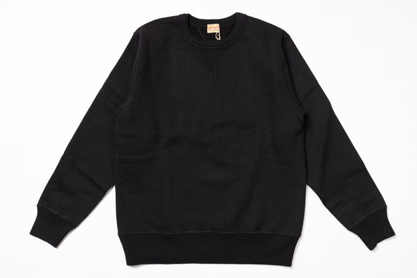 Black sweatshirt on a white background