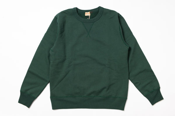 Green sweatshirt on a white background