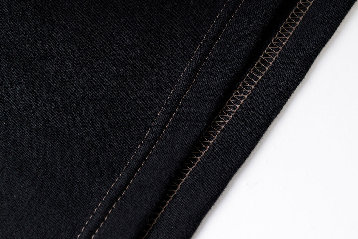 T-Shirt Black Two-Pack Hem