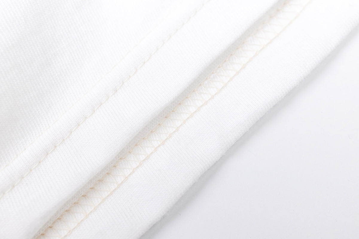 T-Shirt White Two-Pack Hem