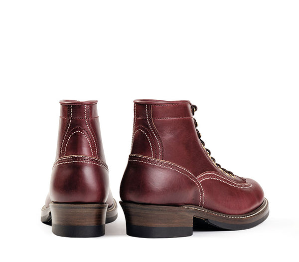JOHN LOFGREN - Donkey Puncher in Horween CXL Burgundy-4