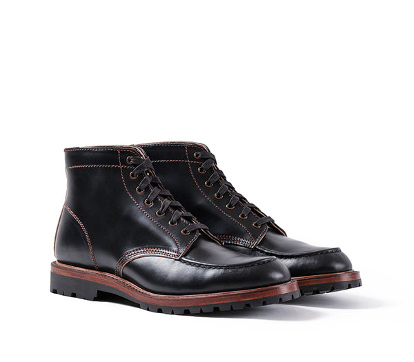 JOHN LOFGREN - Chapman Boots in Horween CXL Black-1