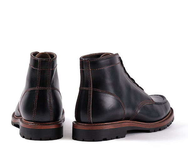 JOHN LOFGREN - Chapman Boots in Horween CXL Black-5
