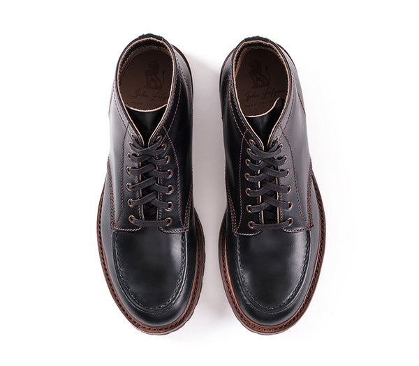 JOHN LOFGREN - Chapman Boots in Horween CXL Black-6